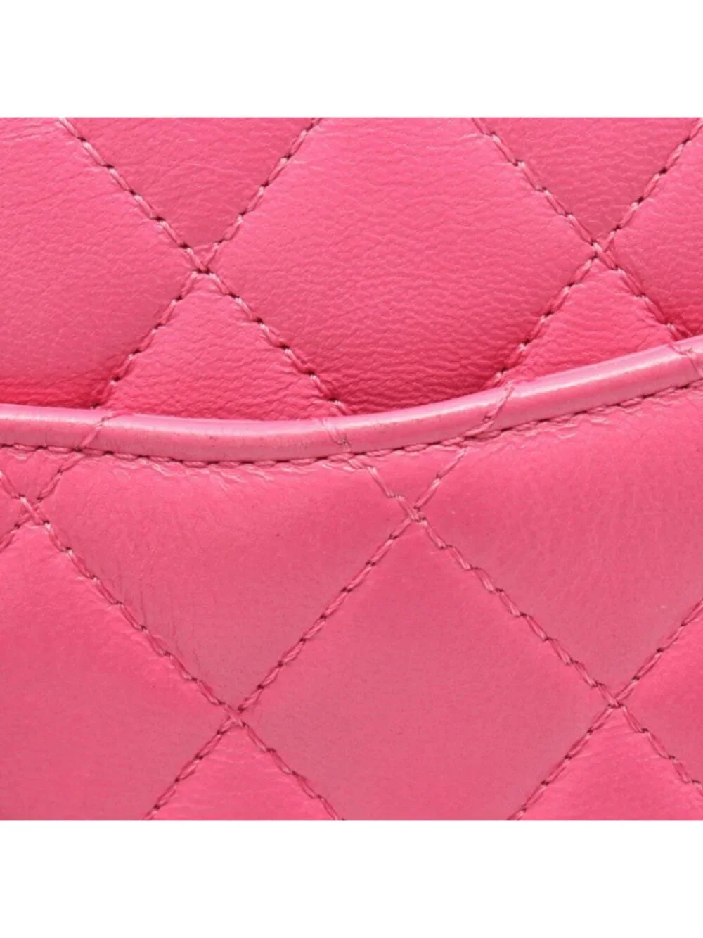 Chanel Shoulder Bag Quilted Small Flap Pink Leather Chain